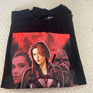 black widow shirt hot topic